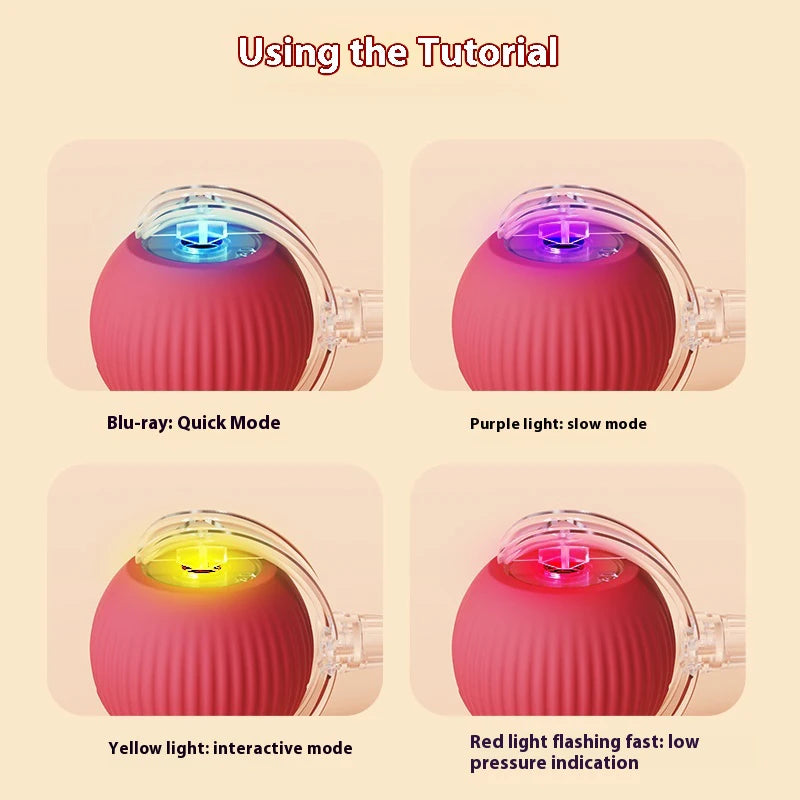 Electric Rolling Ball Toy – Smart Sensor Interactive Cat Toy
