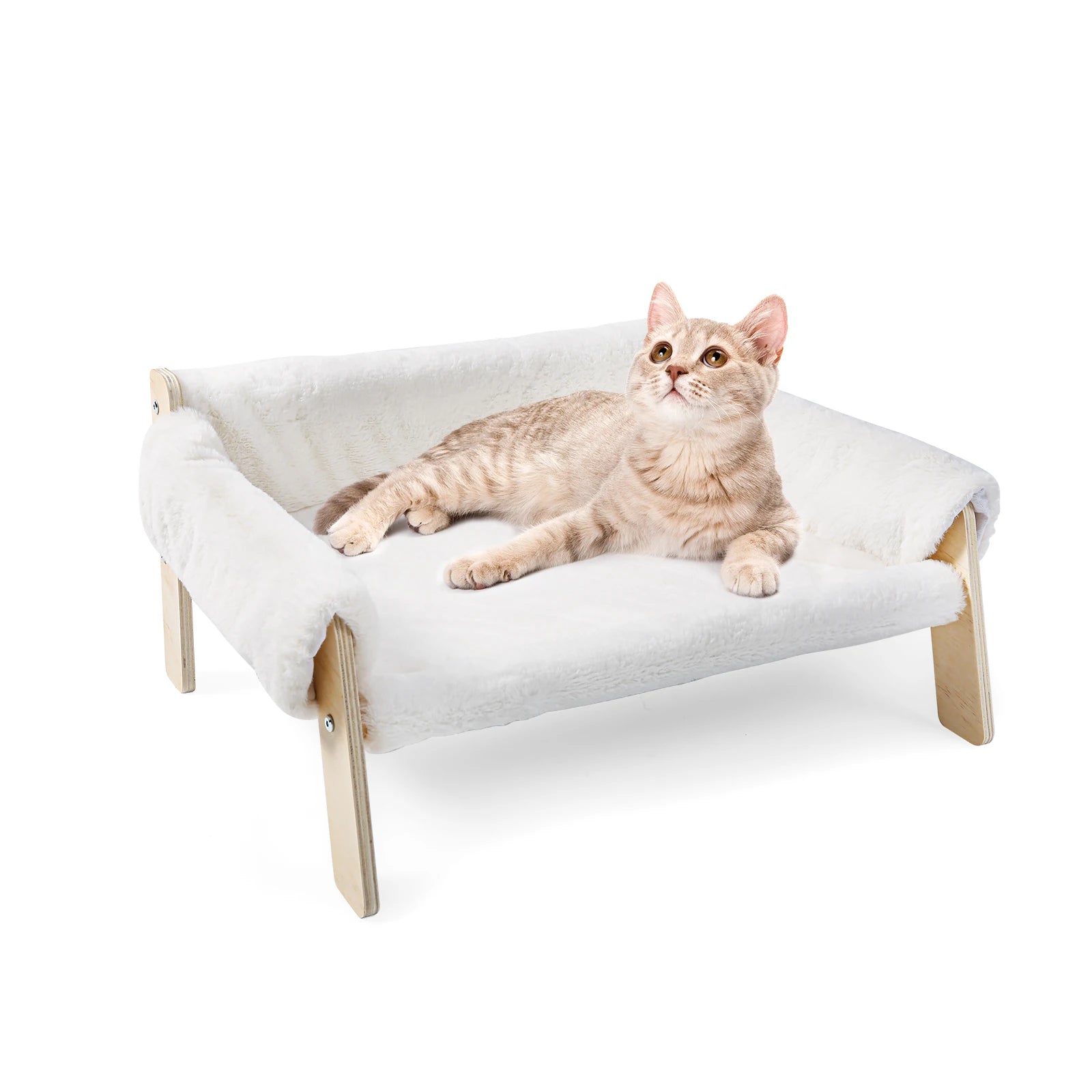 Raised Wooden Cat Sofa Bed