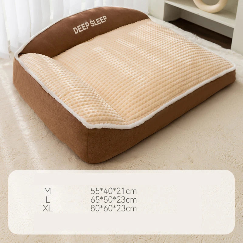 Winter Warm Pet Bed – Non-Slip Washable Cushion