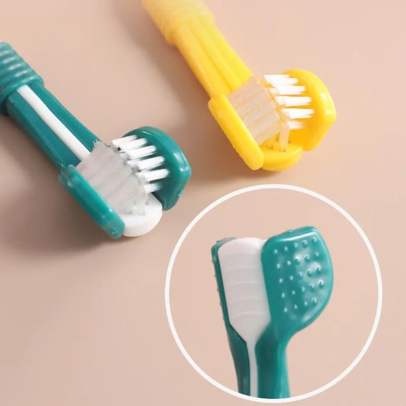 3-Sided Pet Toothbrush – Tartar & Bad Breath Remover