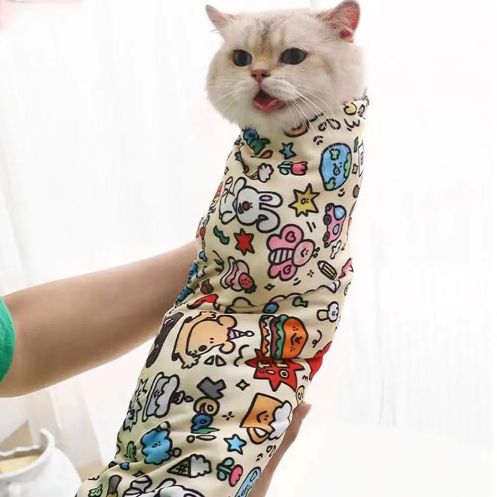 Cat Restraint Wrap – Gentle Grooming Aid