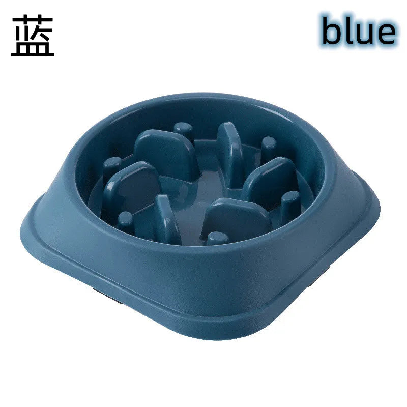 Slow Food Bowl – Anti-Choking Design for Cats & Dogs