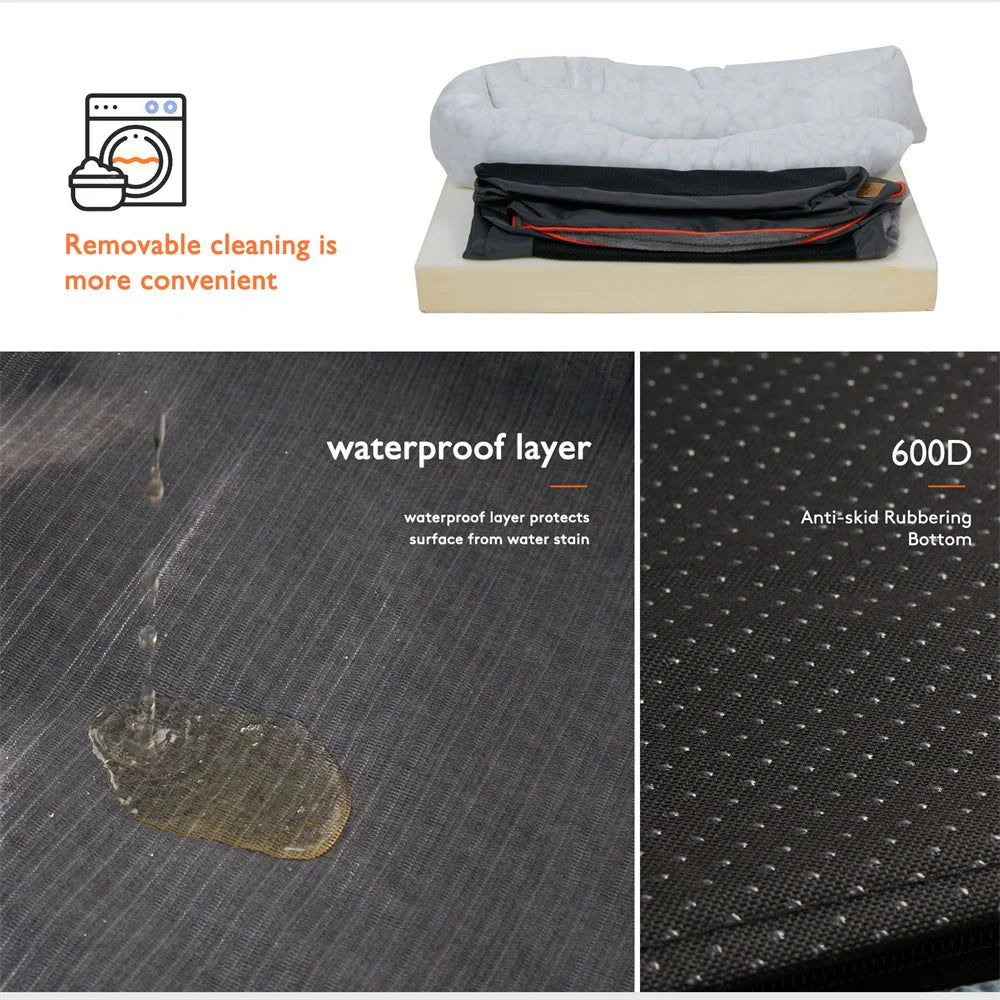 Orthopedic Memory Foam Dog Bed