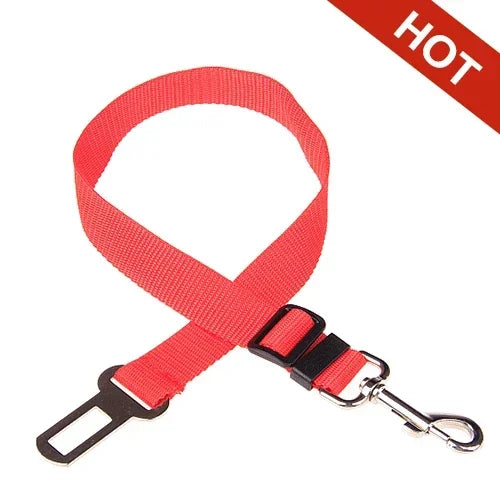 Adjustable Dog Car Seat Belt – Safety Harness Clip