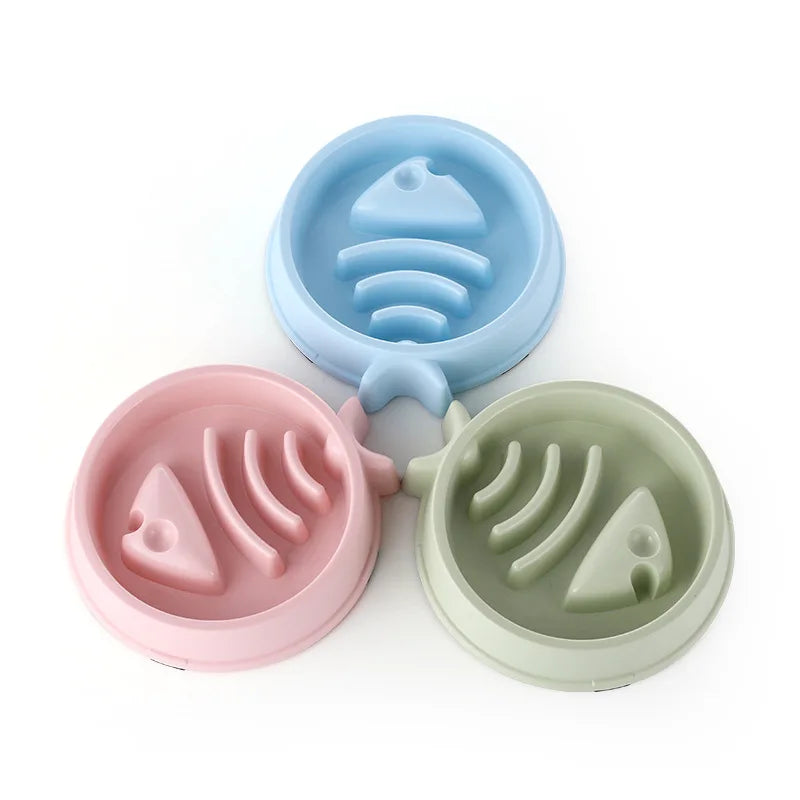 Slow Food Bowl – Anti-Choking Design for Cats & Dogs