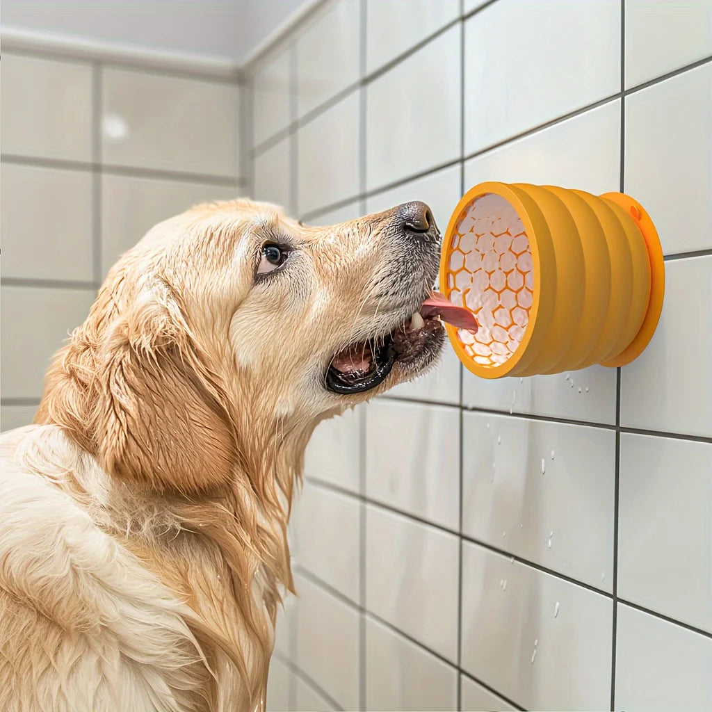 Slow Feeder Dog Bowl – Anti-Slip Suction Cup Design