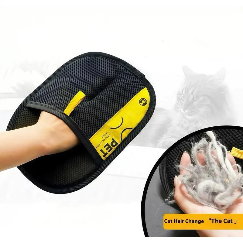 Pet Hair Remover Gloves – Reusable Grooming Tool