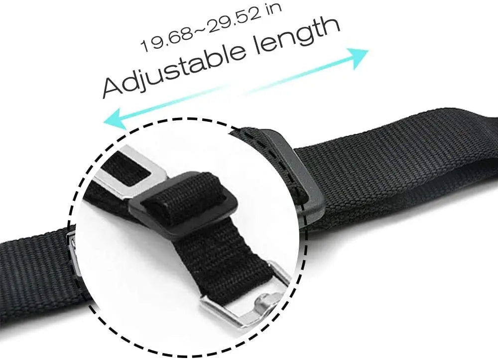 Adjustable Dog Car Seat Belt – Safety Harness Clip