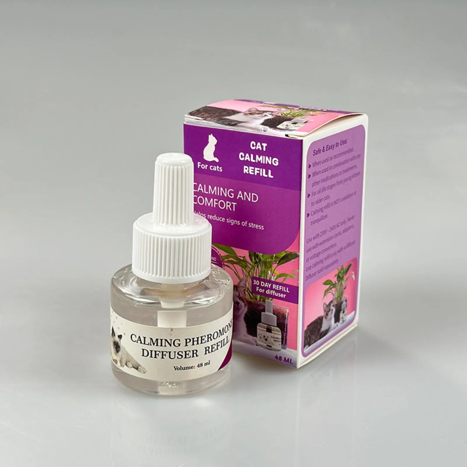 Cat Pheromone Diffuser – Calming Plug-In Kit 48ml
