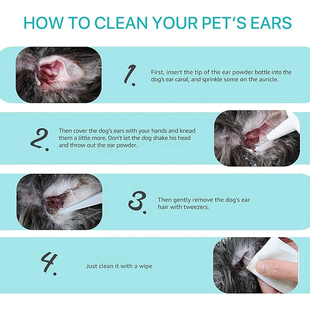 Dog Ear Cleaning Powder 30g – Infection Treatment & Odour Control