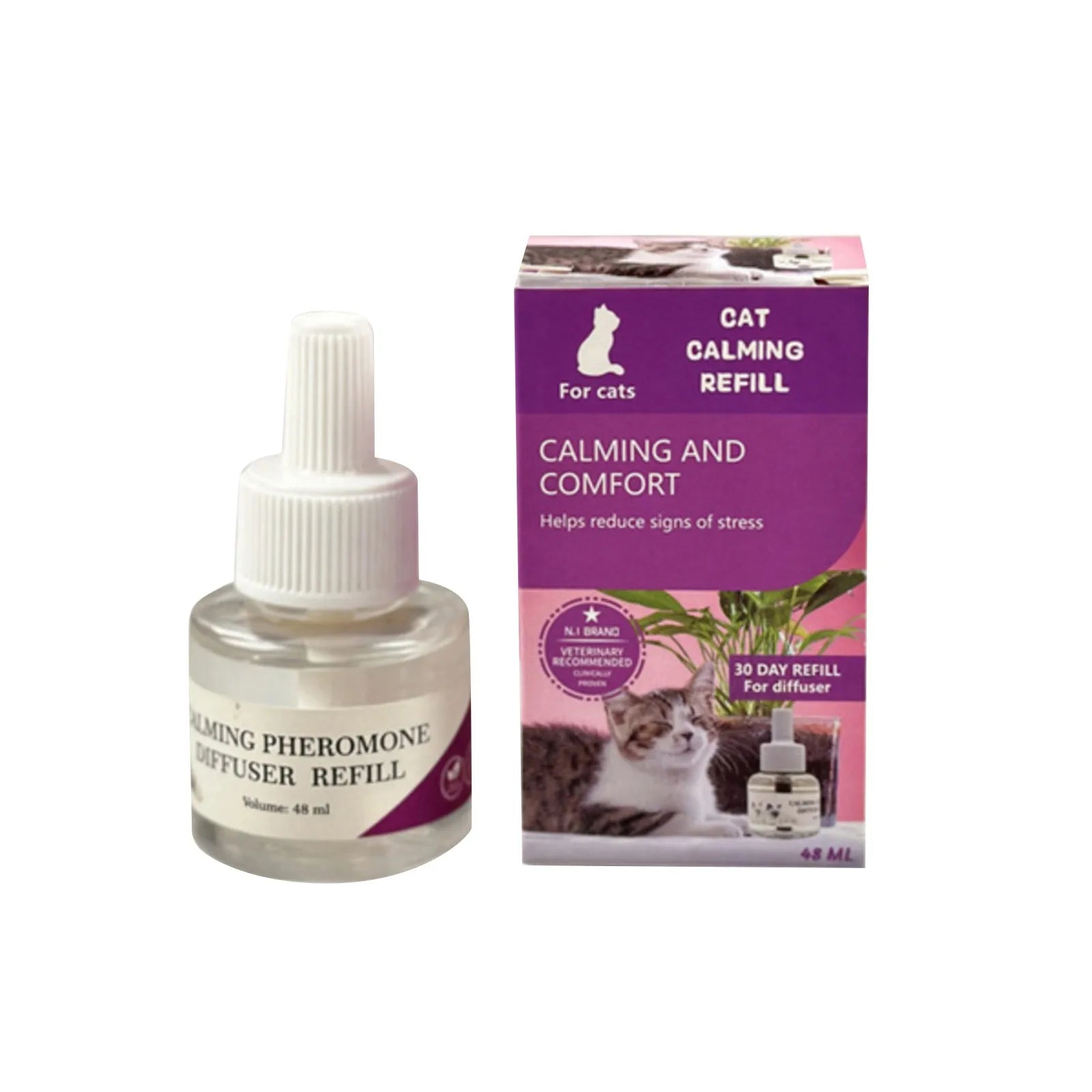 Cat Pheromone Diffuser – Calming Plug-In Kit 48ml