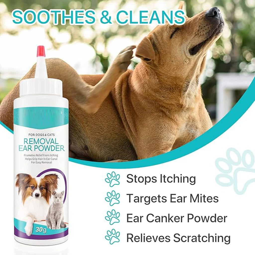 Dog Ear Cleaning Powder 30g – Infection Treatment & Odour Control