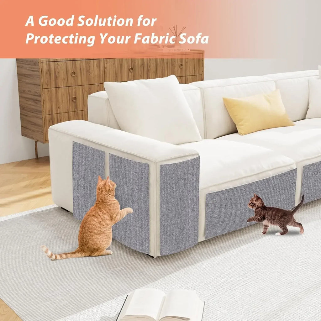Cat Climbing Mat with Self-Adhesive Backing Sturdy Multi-Purpose Non-Slip Scratching Pad Funitures Protective Mat Pet Accessorie