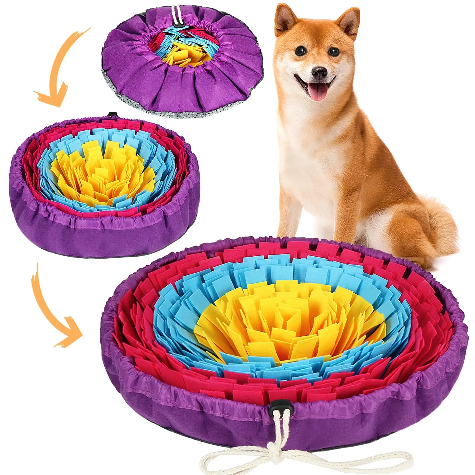 Snuffle Mat – Interactive Nosework Enrichment Toy
