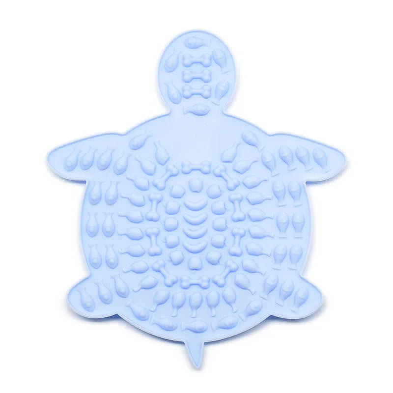 Small Pet Slow Feeder Mat – Suction Cup Lick Bowl