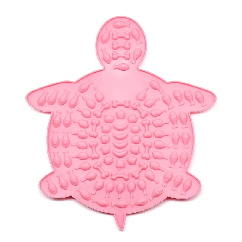 Small Pet Slow Feeder Mat – Suction Cup Lick Bowl