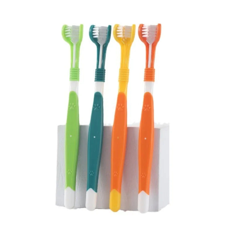 3-Sided Pet Toothbrush – Tartar & Bad Breath Remover