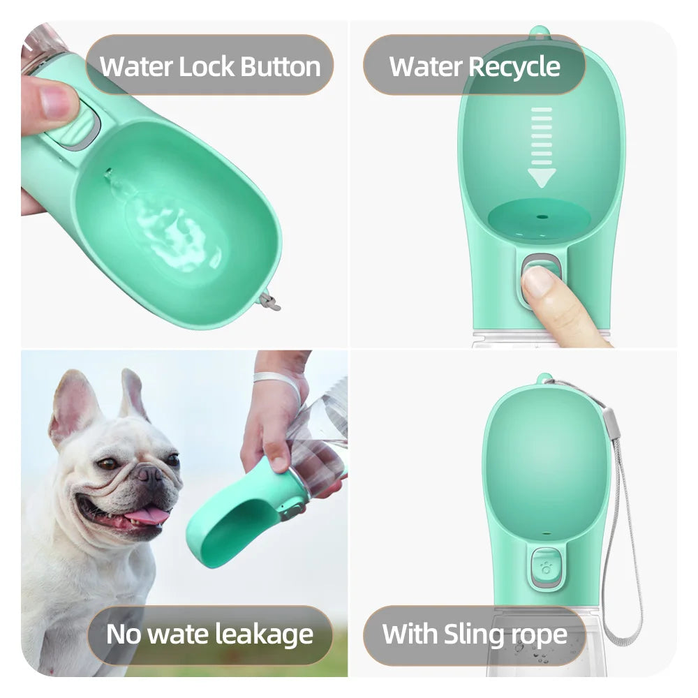 Portable Hydration Bottle – Travel Water Dispenser for Dogs & Cats