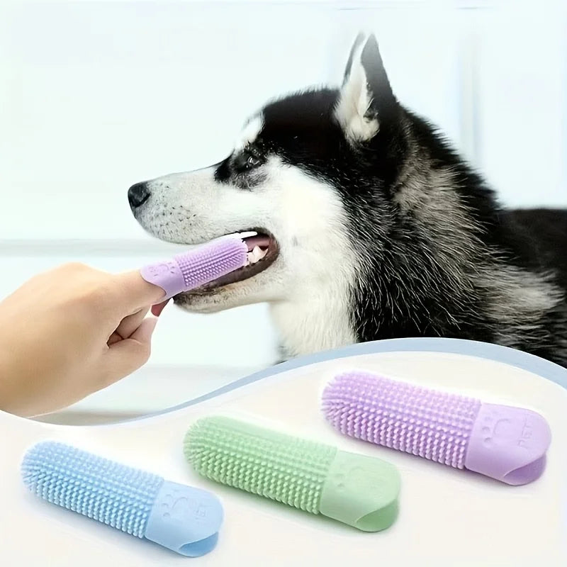 360° Finger Toothbrush – Dental Care for Dogs & Cats