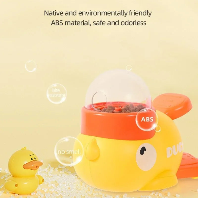 Dog Puzzle Feeder – Interactive Treat Dispenser Duck Design