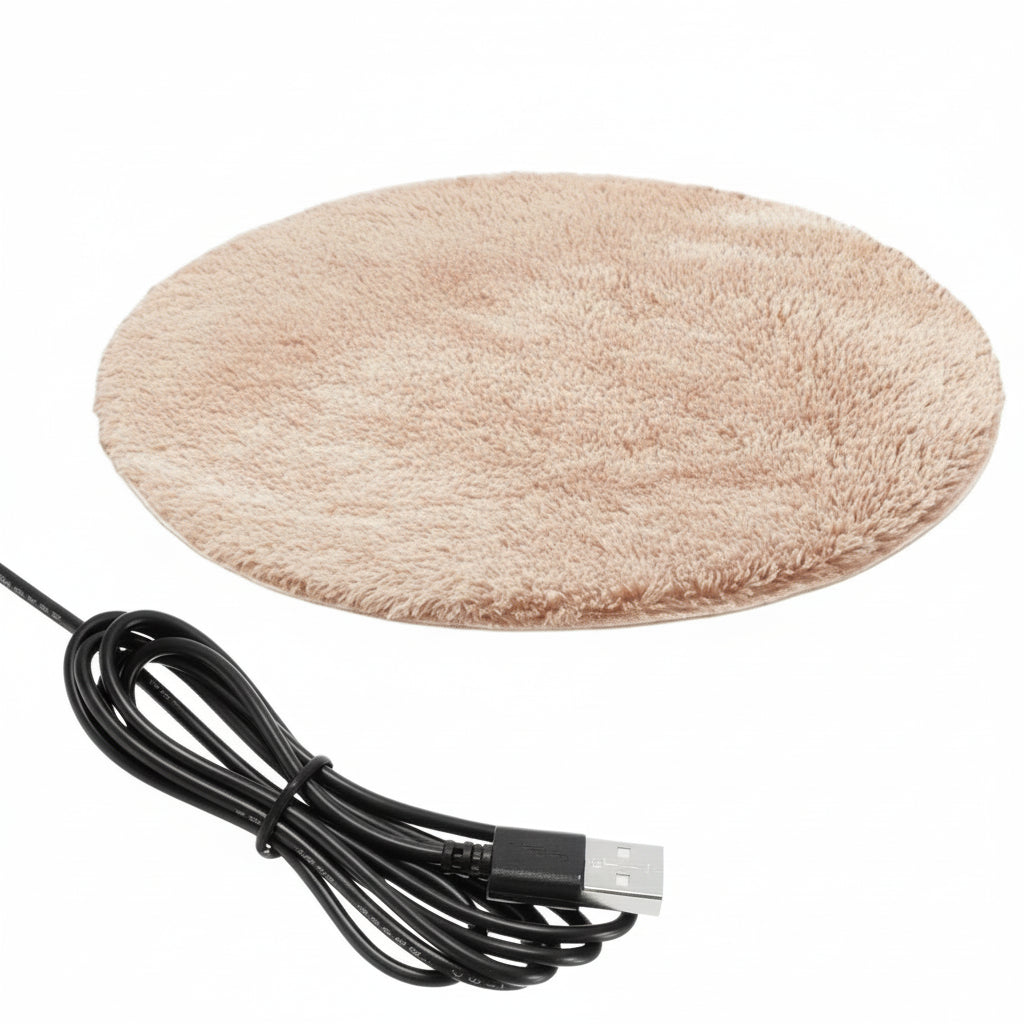 Electric Heated Pet Blanket – 40cm Warming Mat for Dogs & Cats