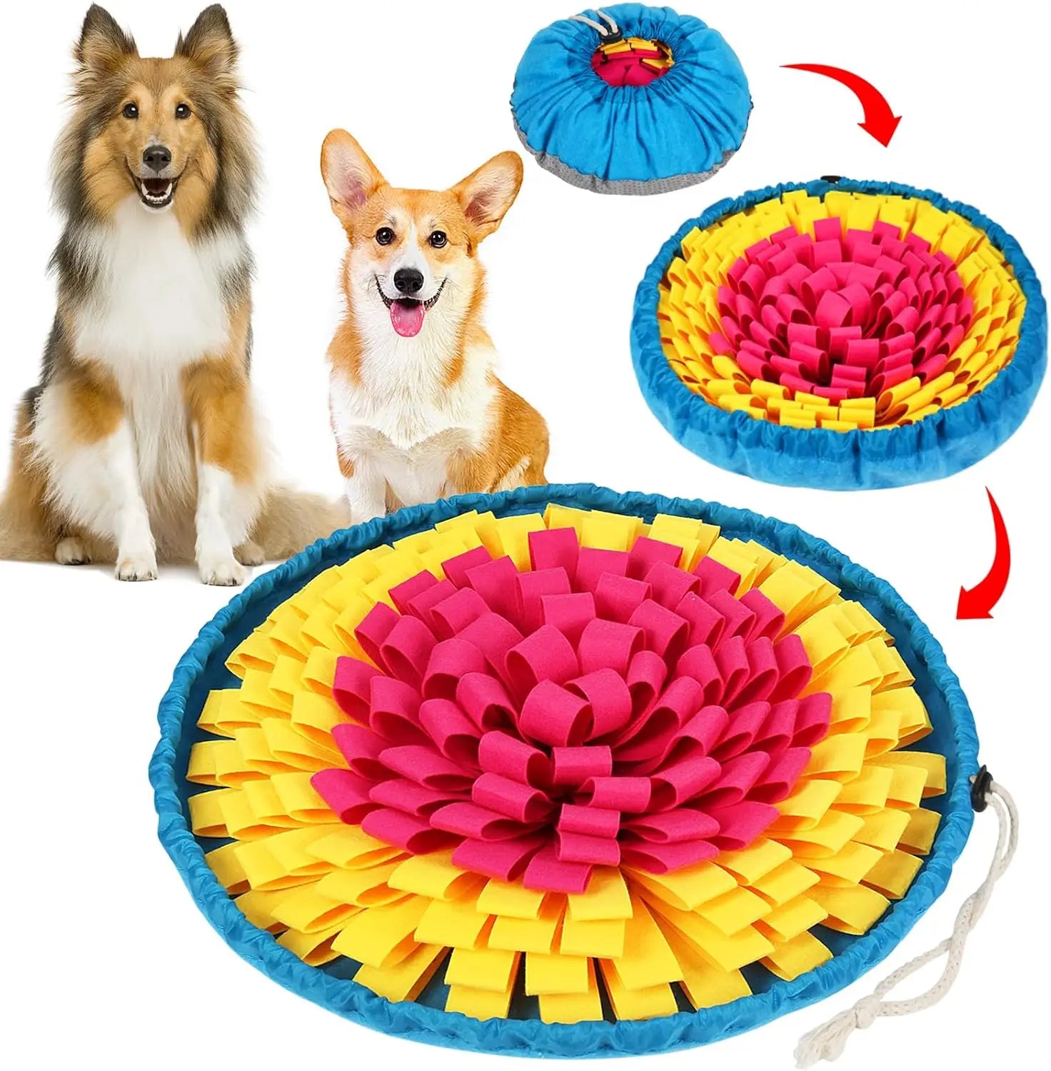 Snuffle Mat – Interactive Nosework Enrichment Toy