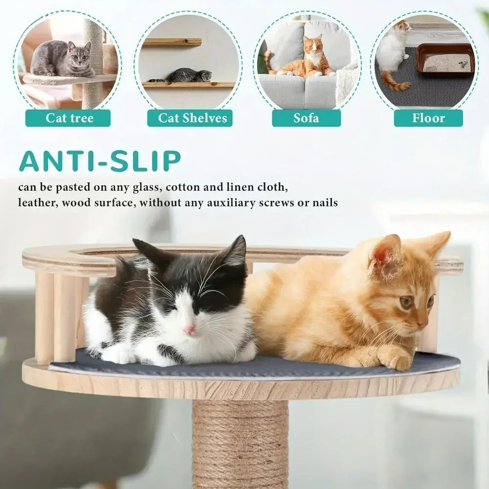 Cat Climbing Mat with Self-Adhesive Backing Sturdy Multi-Purpose Non-Slip Scratching Pad Funitures Protective Mat Pet Accessorie
