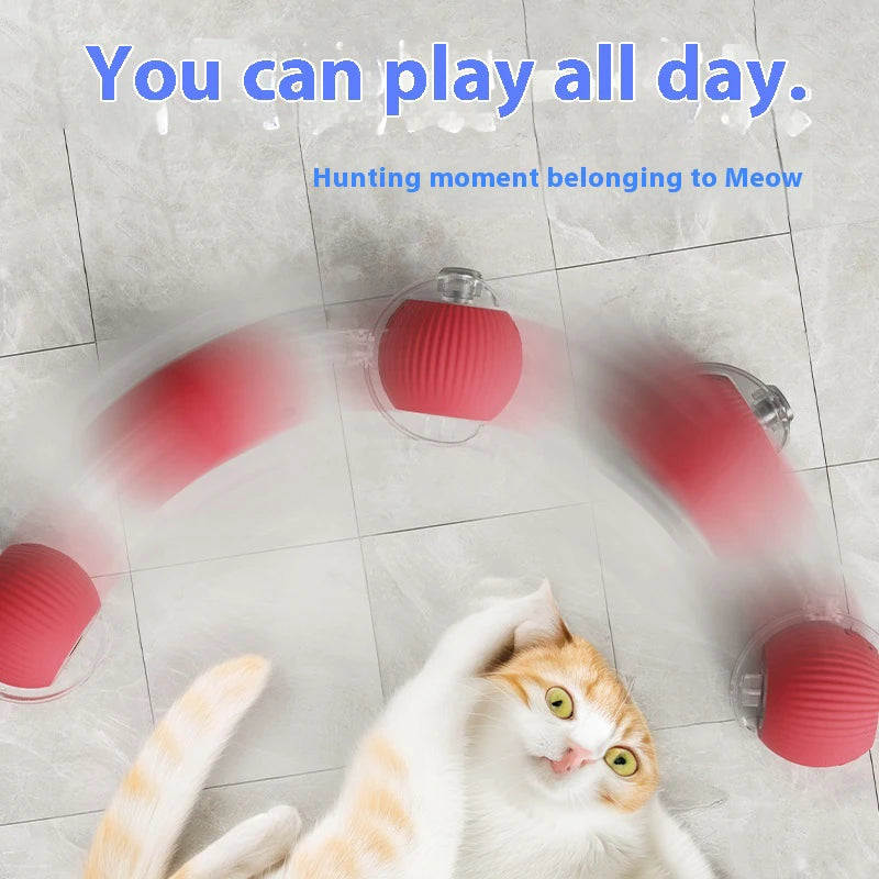 Electric Rolling Ball Toy – Smart Sensor Interactive Cat Toy