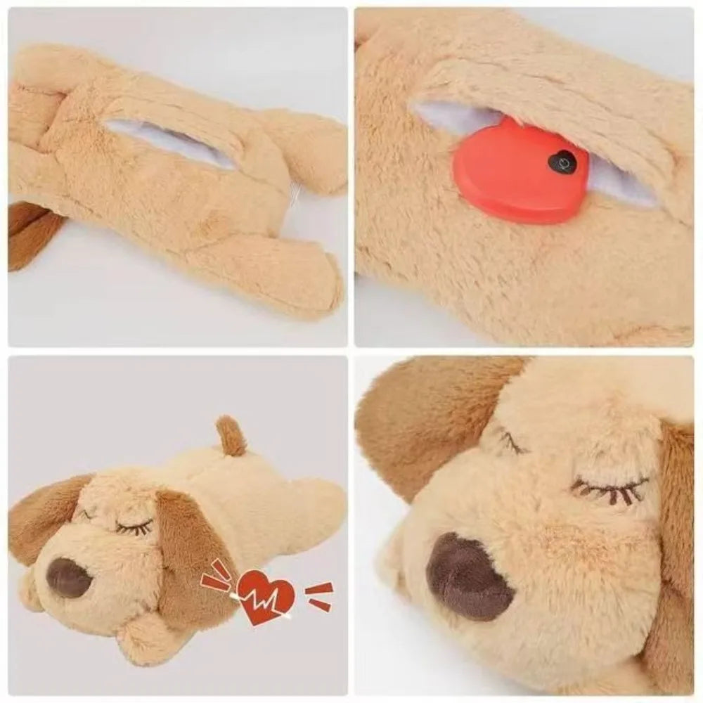 Heartbeat Comfort Toy – Anxiety Relief Plush for Dogs & Puppies
