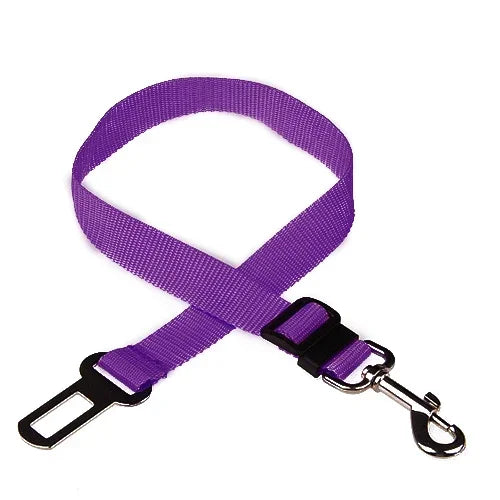 Adjustable Dog Car Seat Belt – Safety Harness Clip