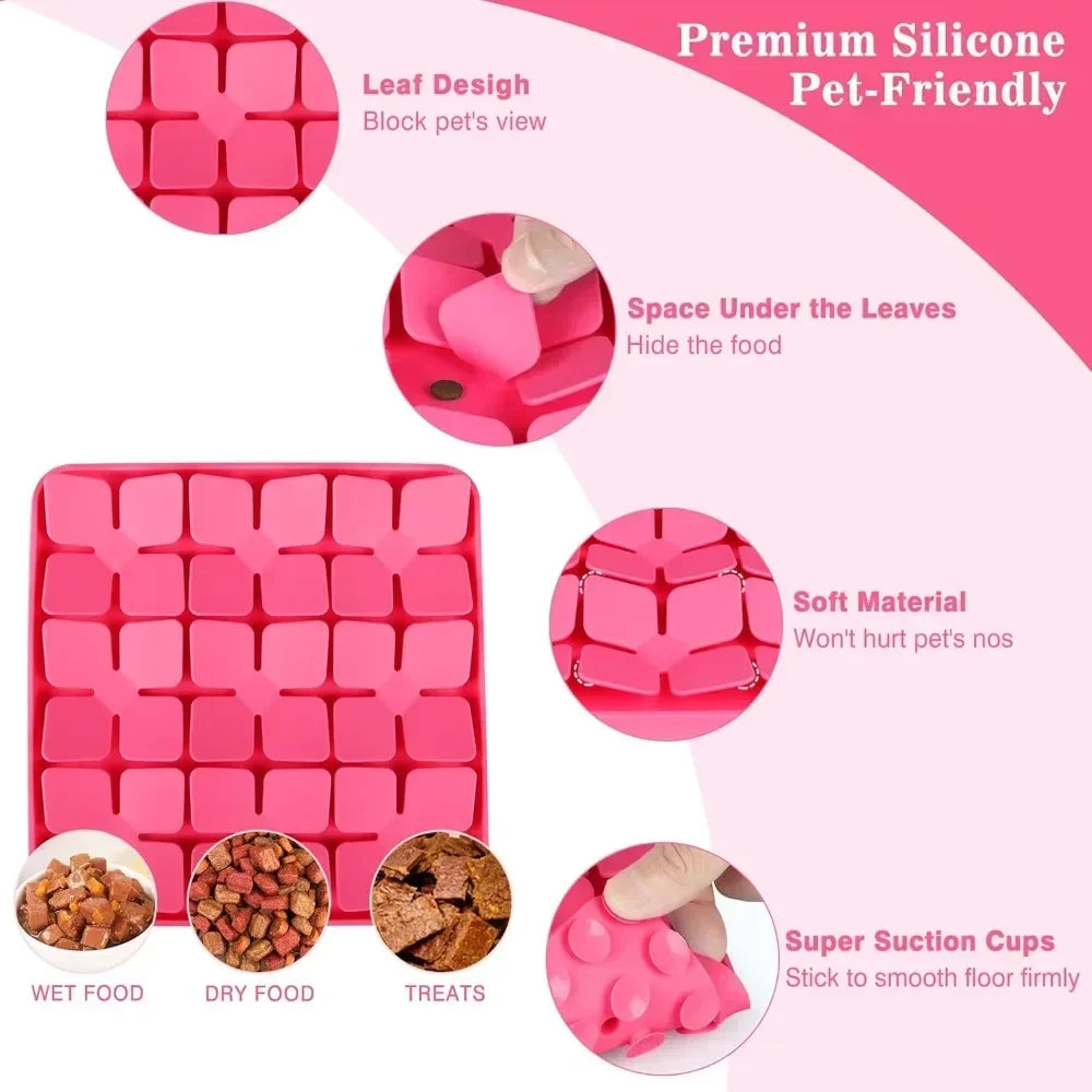 Snuffle Mat with Suction Cup – Slow Feeder & Training Aid