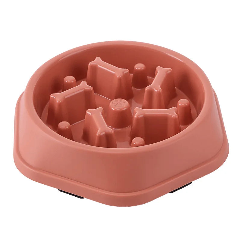 Slow Food Bowl – Anti-Choking Design for Cats & Dogs