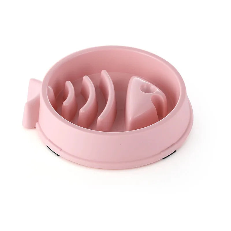 Slow Food Bowl – Anti-Choking Design for Cats & Dogs