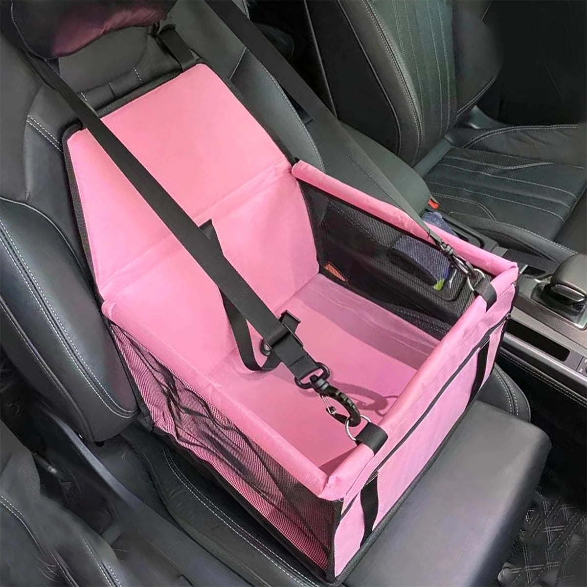 Dog Car Seat Carrier – Waterproof Travel Basket