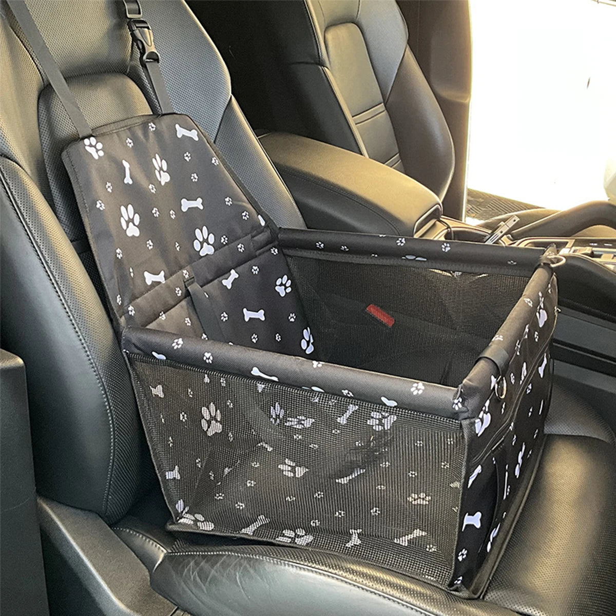 Dog Car Seat Carrier – Waterproof Travel Basket