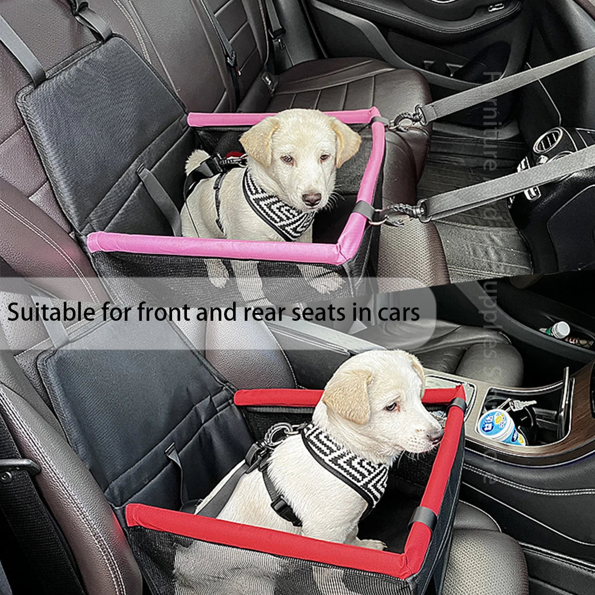 Dog Car Seat Carrier – Waterproof Travel Basket