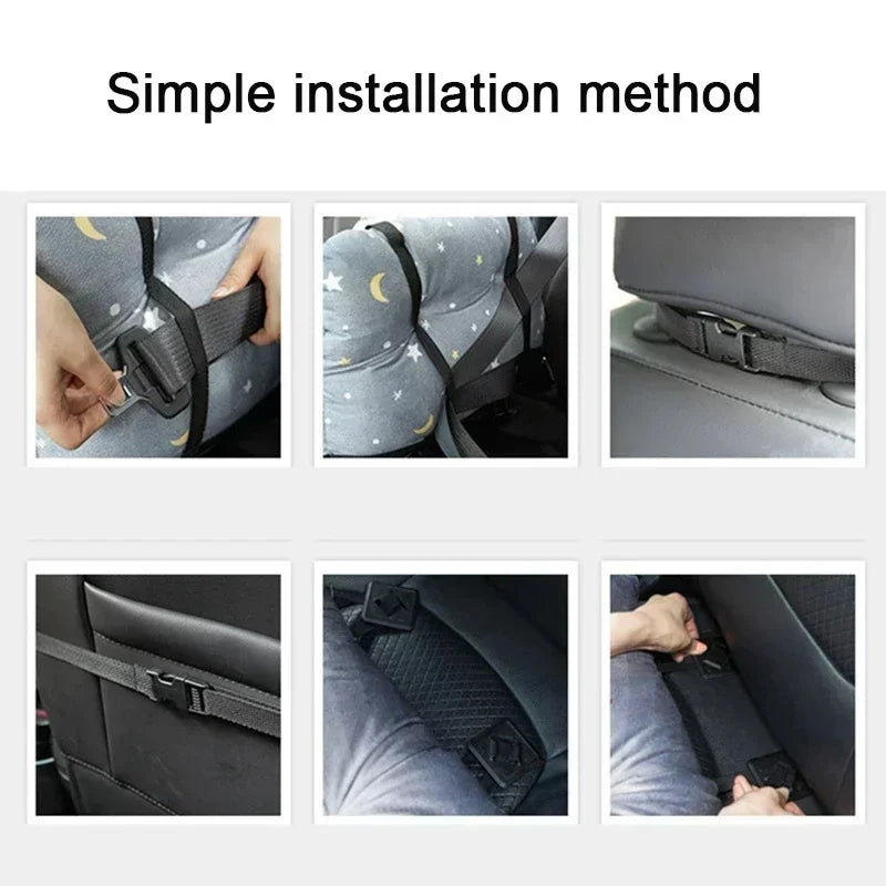 Dog Car Seat with Safety Belt – Washable Travel Booster