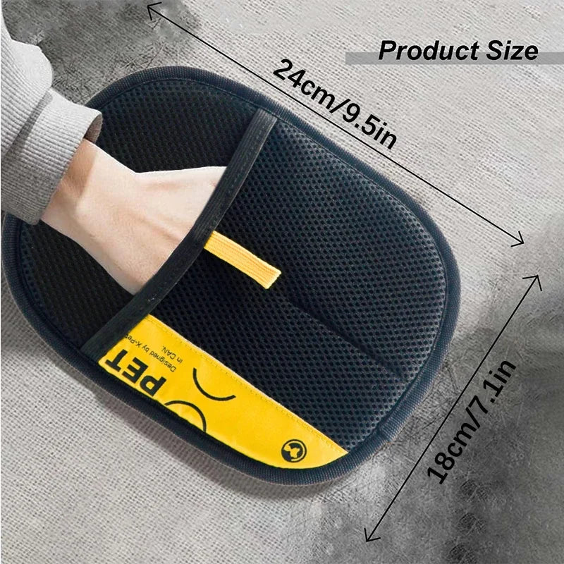 Pet Hair Remover Gloves – Reusable Grooming Tool