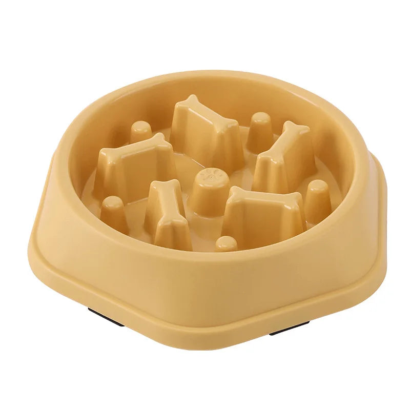 Slow Food Bowl – Anti-Choking Design for Cats & Dogs