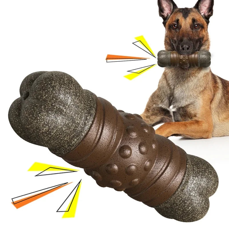 Durable Wood Chew Toy – Anxiety Relief & Dental Care