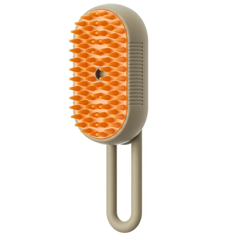 3-in-1 Electric Steam Brush – Massage & Grooming Tool