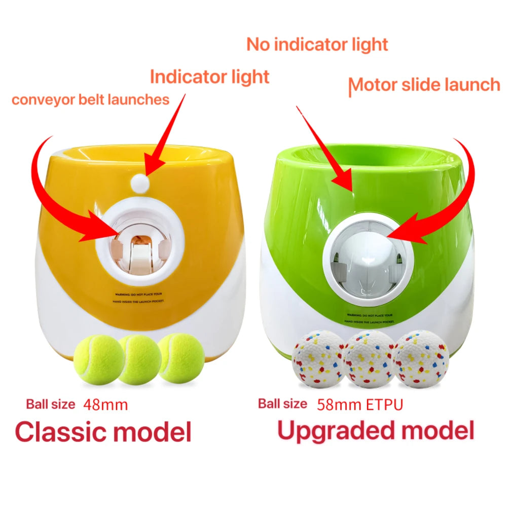 Automatic Dog Ball Launcher – Tennis Throwing Interactive Toy