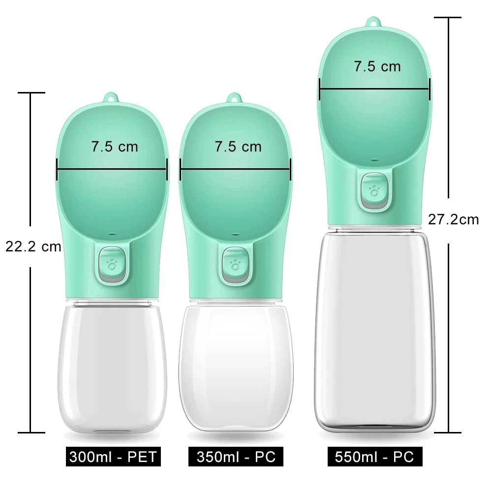 Portable Hydration Bottle – Travel Water Dispenser for Dogs & Cats