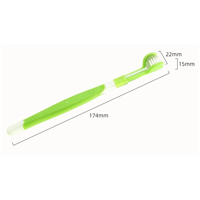 3-Sided Pet Toothbrush – Tartar & Bad Breath Remover