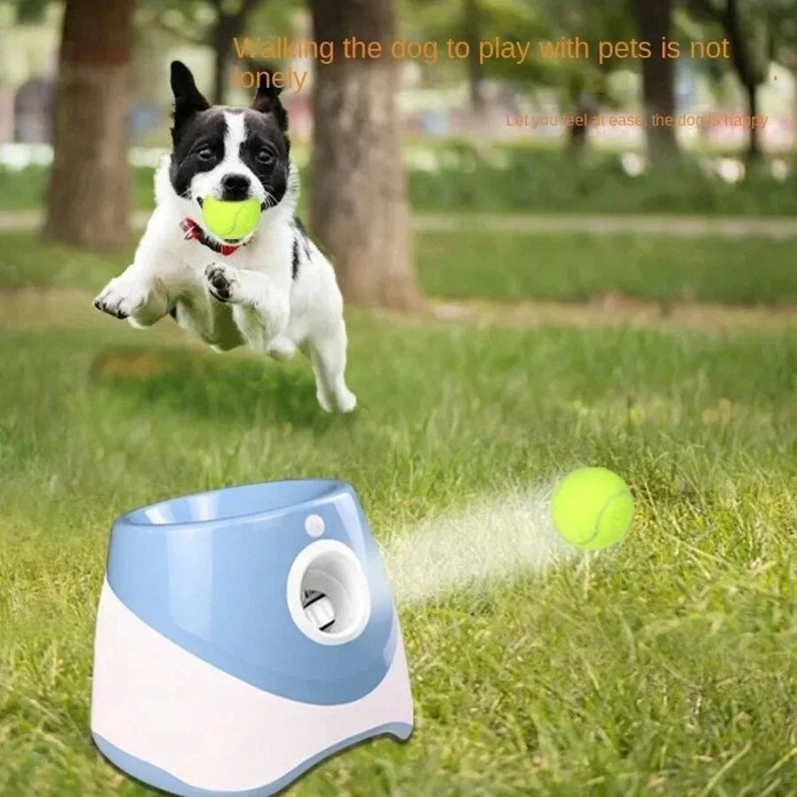 Automatic Dog Ball Launcher – Tennis Throwing Interactive Toy